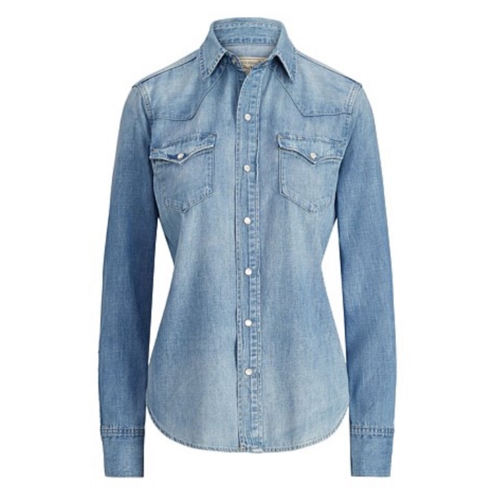 Polo Ralph Lauren western-style denim shirt - Picture 1 of 12